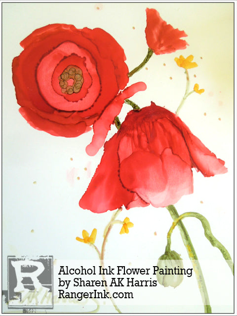 Alcohol Ink Pad Art Paper (8.5 x 11 Inches, 25 Sheets)
