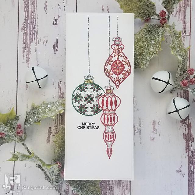 Joy! Crafts Cut-Emboss Stencil - Christmas Charms