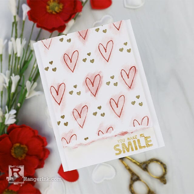 Perfect Pearls Valentine Card By Joy Baldwin