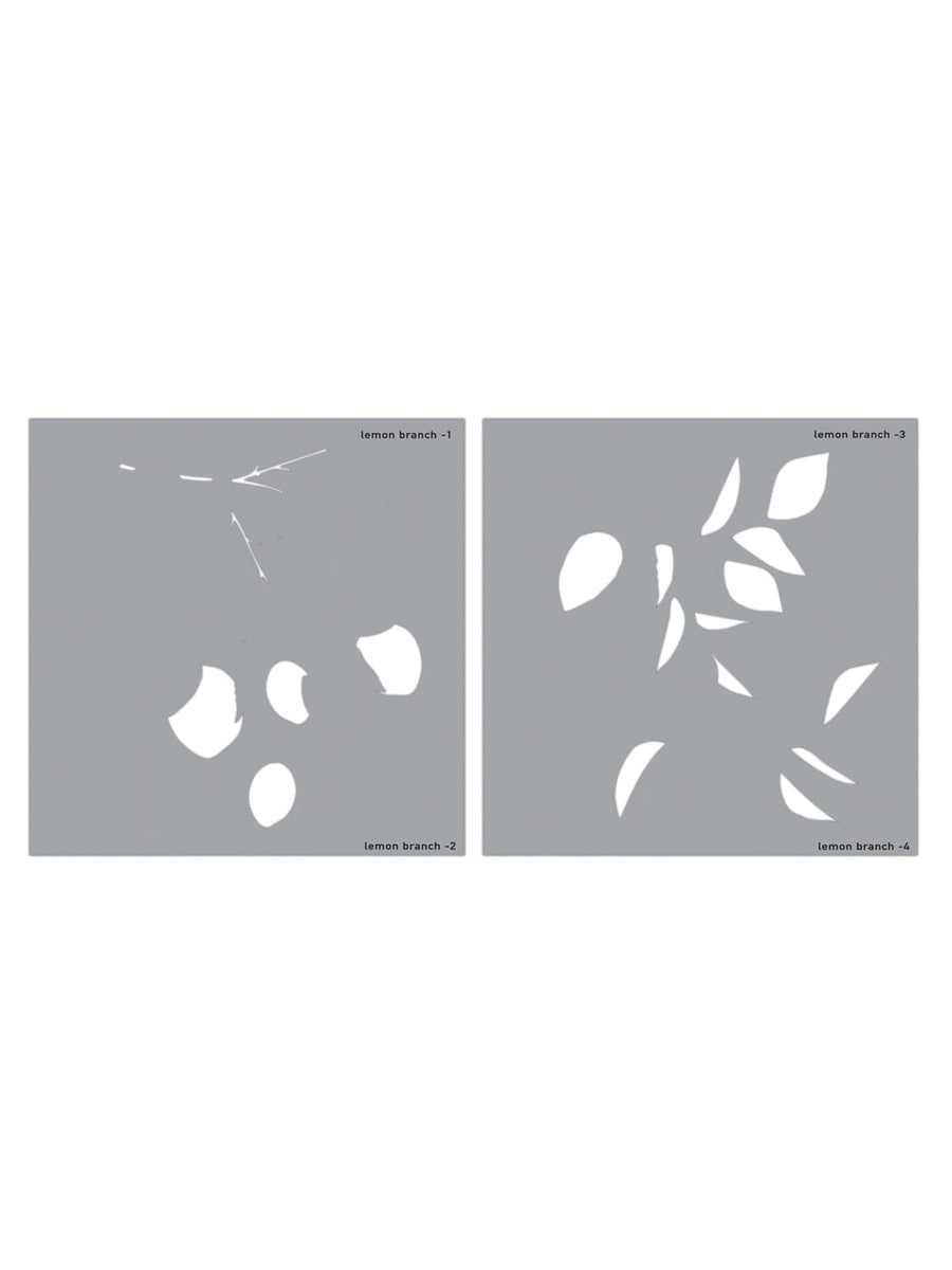 Ranger Simon Hurley Create. Stencils 6x6 Inch Geo Leaves (HUS91684) | De Egel - Hobbywinkel