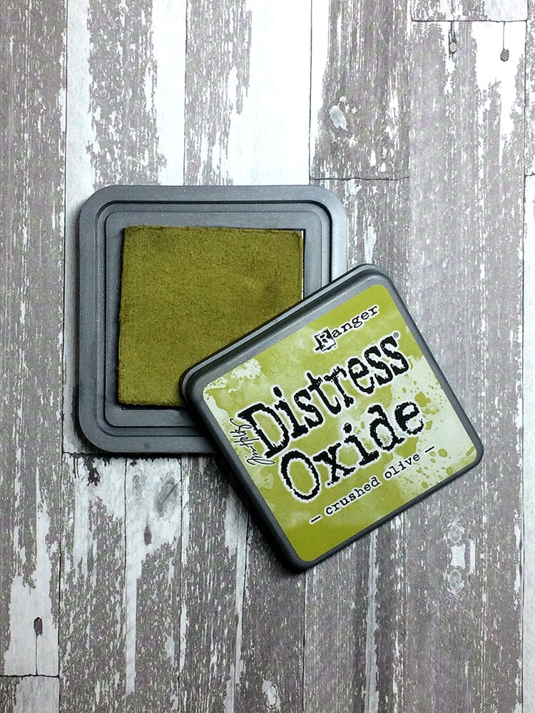 Tim Holtz Distress® Oxide® Ink Pad Crushed Olive Ink Pad Distress 