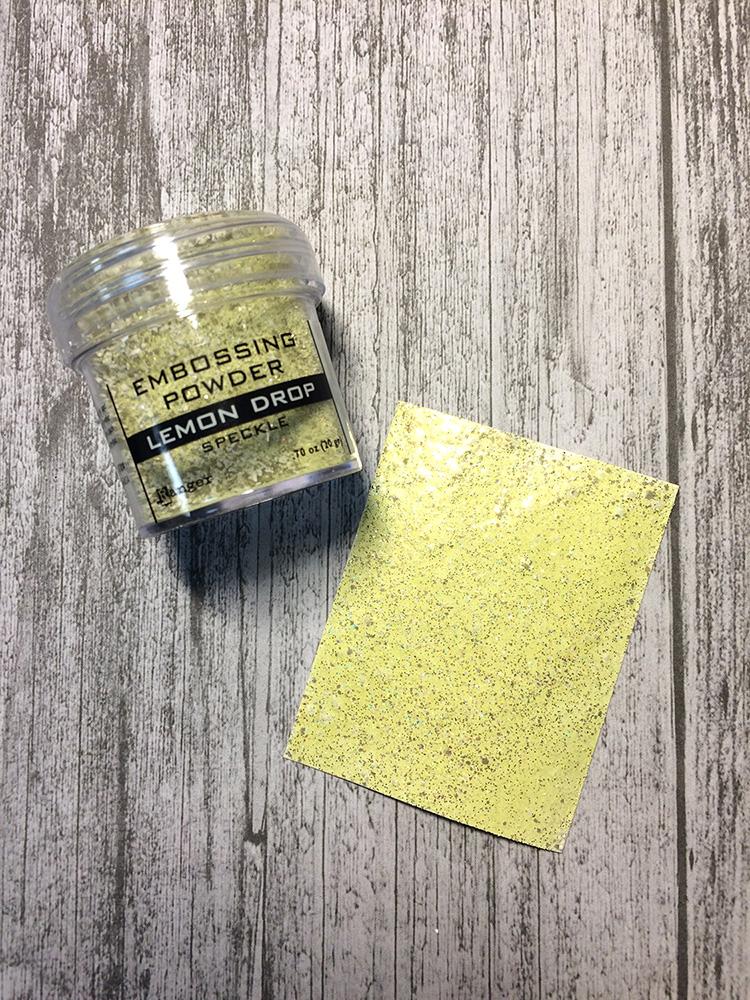 Embossing Speckle Powder Lemon Drop, 1oz Powders Ranger Ink 