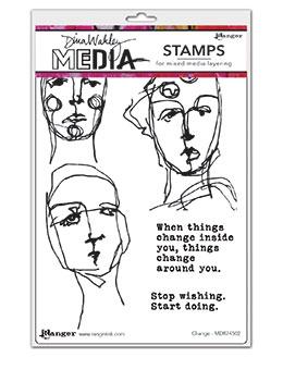 Dina Wakley Media Stamp Change Stamps Dina Wakley Media 
