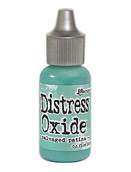 Tim Holtz Distress® Oxide® Ink Pad Re-Inker Salvaged Patina 0.5oz Ink Distress 