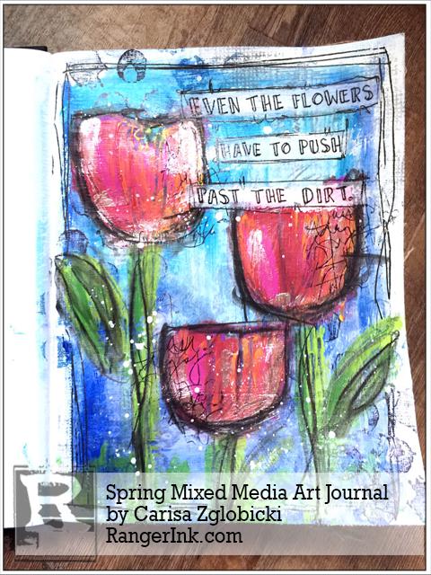 Spring Media Art Journal by Carisa Zglobicki