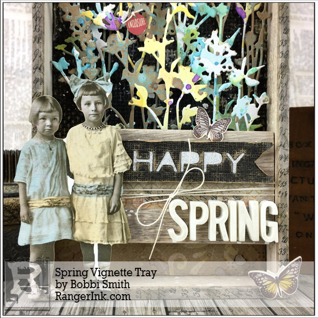 Spring Vignette Tray by Bobbi Smith