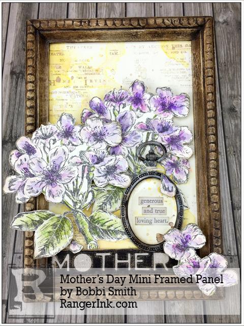 Mother’s Day Mini Framed Panel by Bobbi Smith