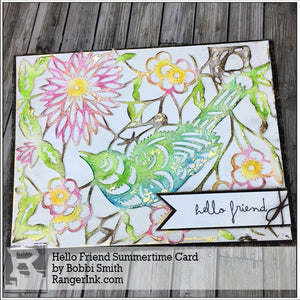 Hello Friend Summertime Card by Bobbi Smith