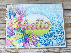 Hello Summer Blooms Card Tutorial by Bobbi Smith