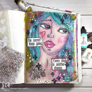 Every Day is Another Chance Art Journal Page by Carisa Zglobicki