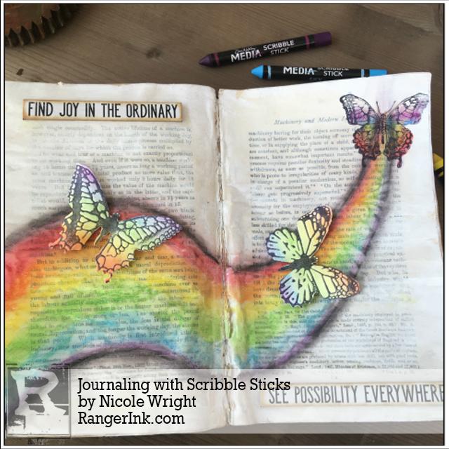 Journaling with Scribble Sticks by Nicole Wright