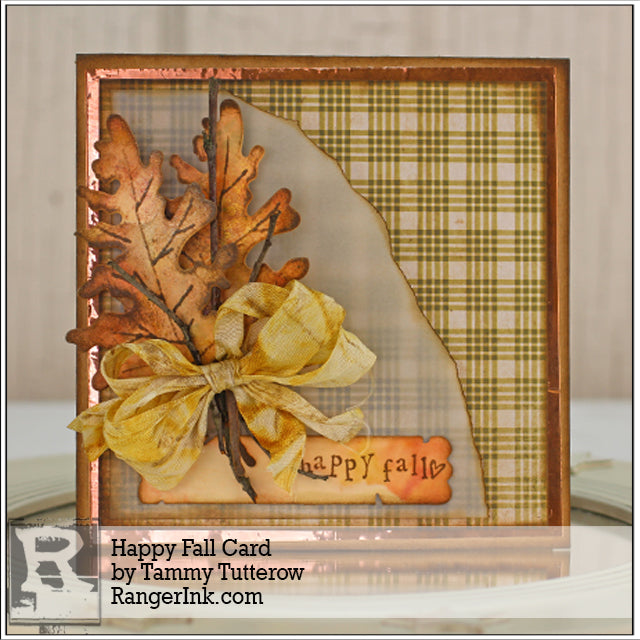 Happy Fall Card by Tammy Tutterow