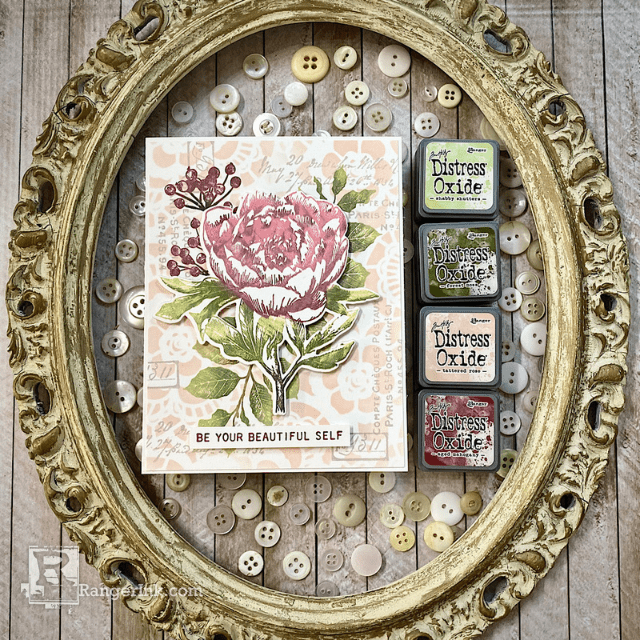 Layering with Tim Holtz Distress Mini Oxides by Tami Bastiaans