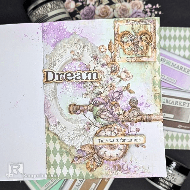 49 and Market Echoes of Time Journal Page by Jessica Mikels