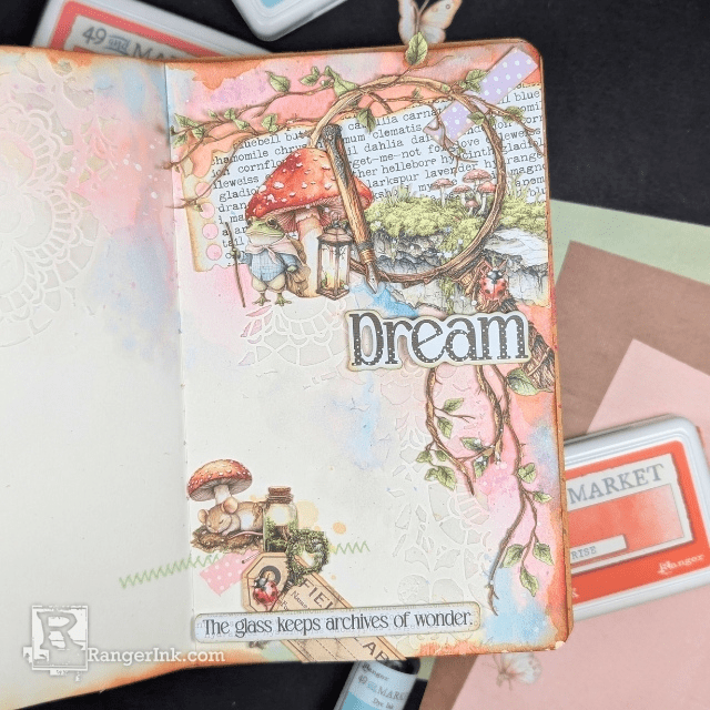 49 and Market 'The Looking Glass' Journal Page by Jessica Mikels