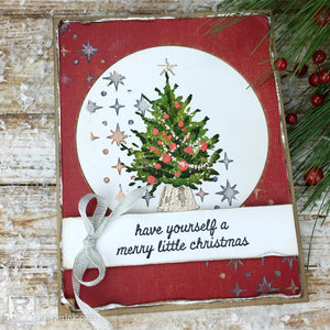 Merry Little Christmas Card by Bobbi Smith