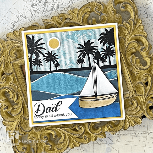 Smooth Sailing Father's Day Card by Lauren Bergold