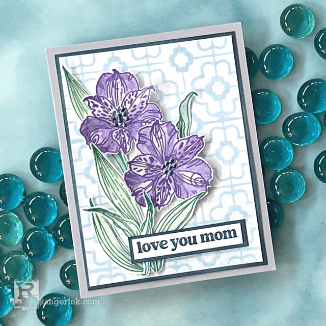 Liquid Pearls Mother's Day Card by Lauren Bergold