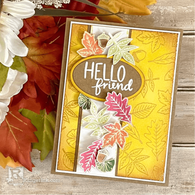 Stickles Autumn Sparkle Card by Lauren Bergold
