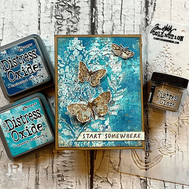 Distress Micro Glaze Card by Tami Bastiaans