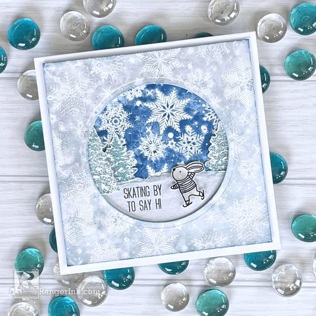 Perfect Pearls Winter Cheer Card by Lauren Bergold