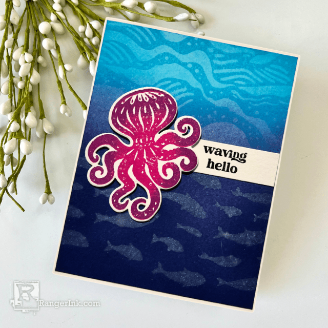 Simon Hurley create. Under The Sea Card by Cassie Trask