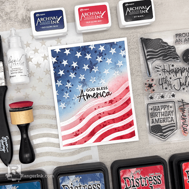 Ranger Americana Card by Miriam Prantner