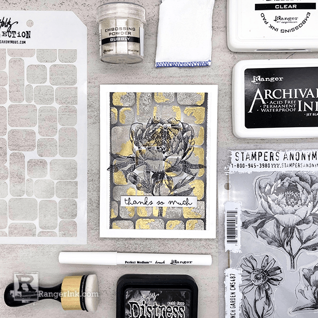 Creating Dimensional Cards with Layered Embossing by Miriam Prantner