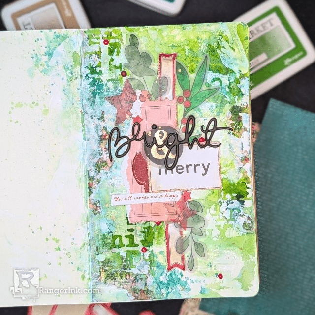 49 and Market Mistletoe and Memories Journal Page by Jessica Mikels