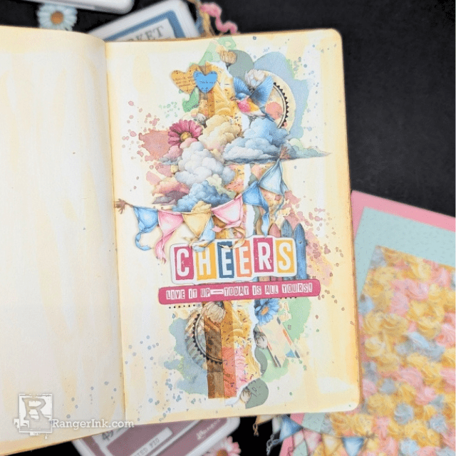 49 and Market Glimmer and Glee Journal Page by Jessica Mikels