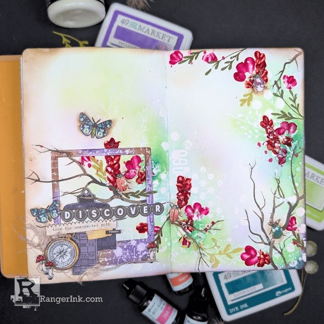 49 and Market Irresistible Curiosities Journal Page by Jessica Mikels