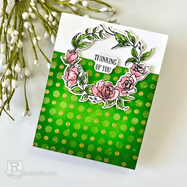 Simon Hurley create. Spring Card by Cassie Trask