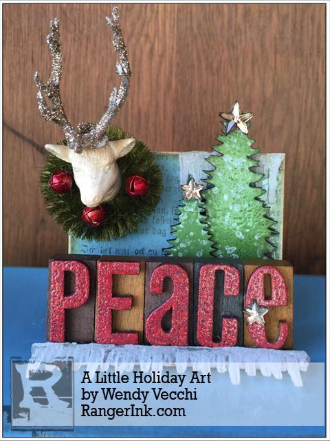 A Little Holiday Art By Wendy Vecchi