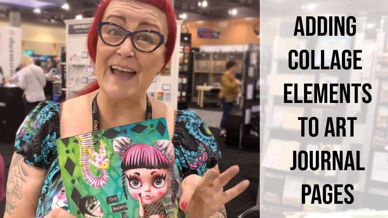 How to Add Collage Elements to Your Art Journal Pages