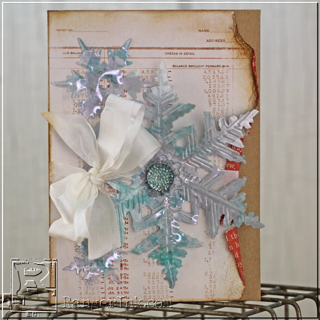 Alcohol Ink + Canned Air Effects Card by Tammy Tutterow
