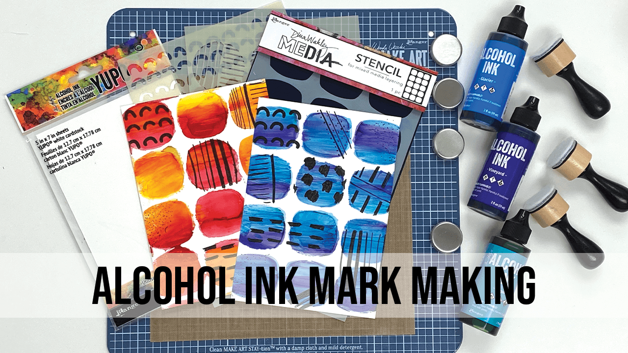 Alcohol Ink Mark Making