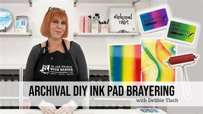 Archival DIY Ink Pad Brayering