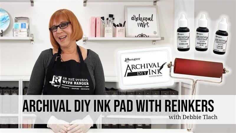 How to Make a DIY Archival Ink Pad with Ranger Archival Re-Inkers