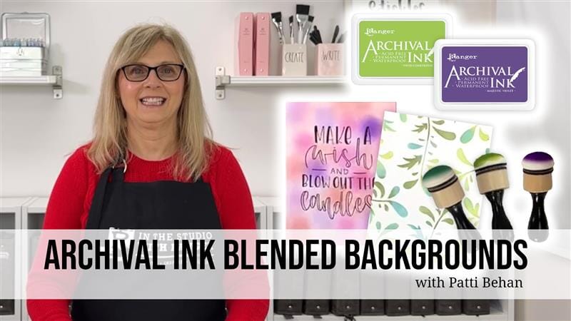 Archival Ink Blended Backgrounds