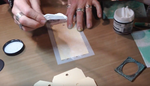 CHA 2015 Tim Holtz - Texture Paste Techniques