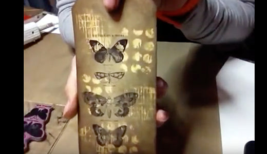 Collage Glue Stick Resist