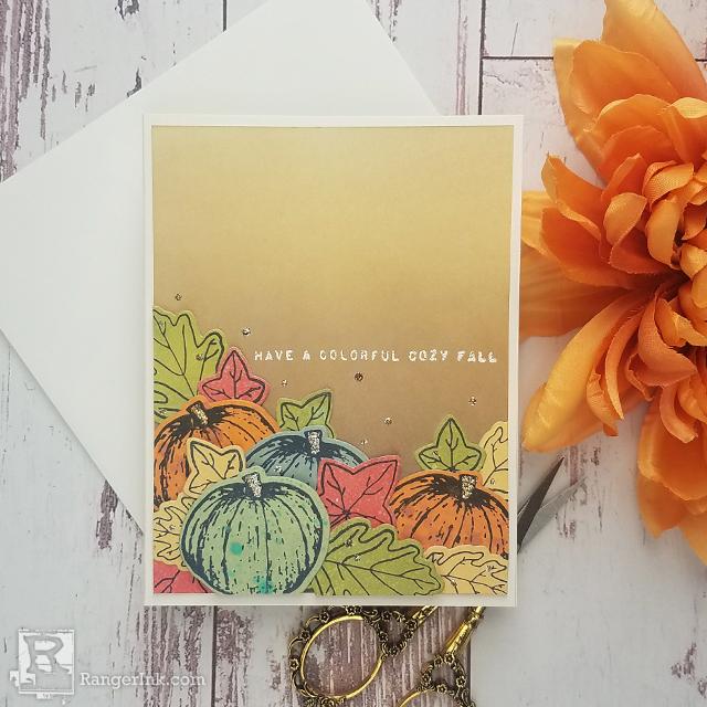 Colorful Fall Card by Joy Baldwin