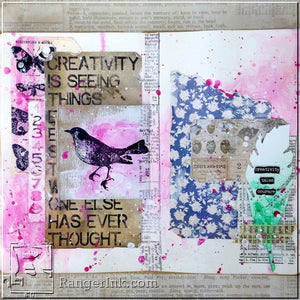 Creativity Art Journal Layout by Bobbi Smith