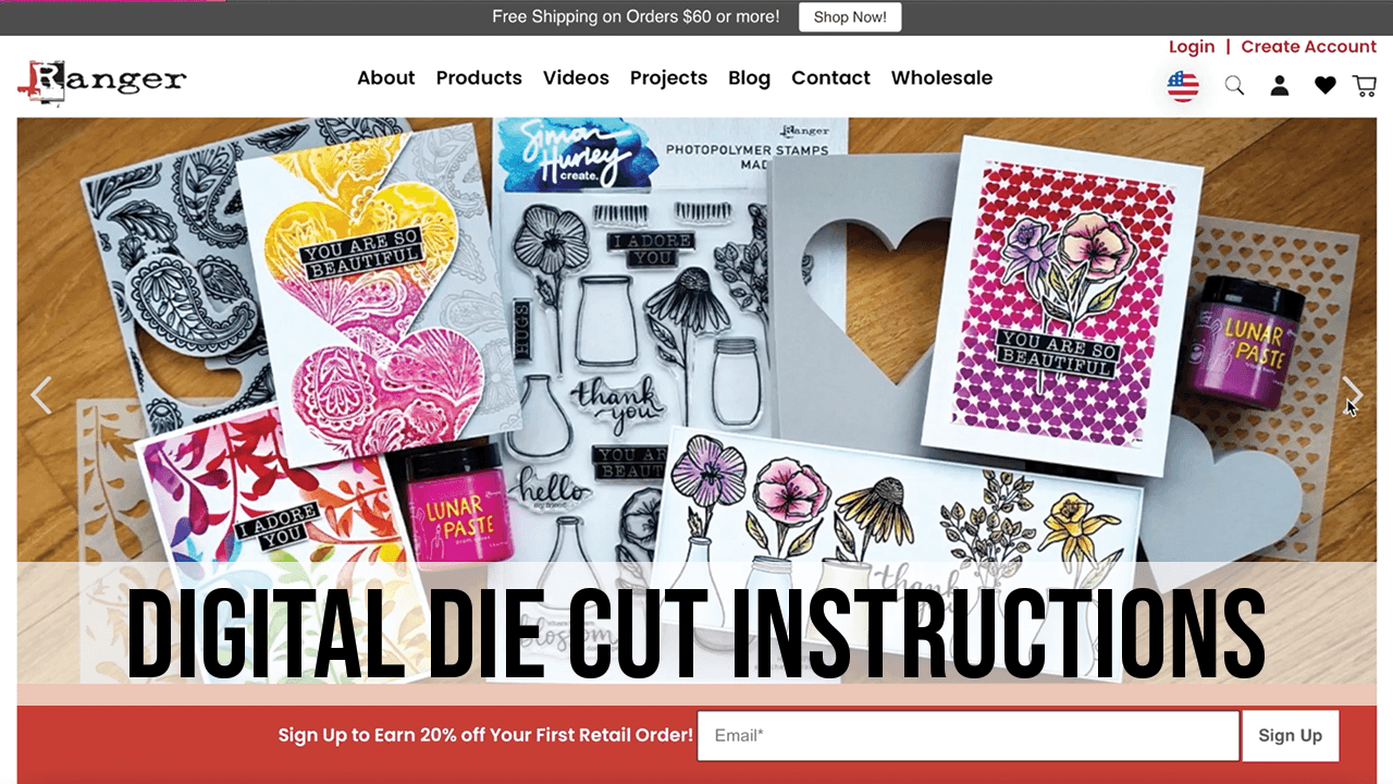 Digital Die Cut Instructions