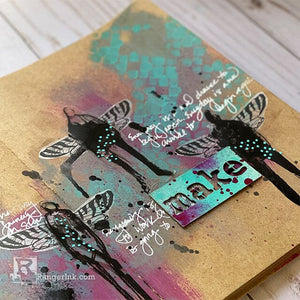 Dina Wakley Keep Trying Journal Page by Megan Whisner Quinlan