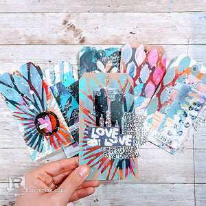 Dina Wakley MEdia Fun & Funky Tags by Laura Dame