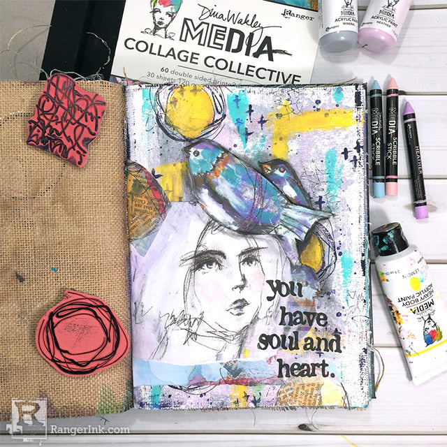 You Have Soul and Heart Journal Page by Carisa Zglobicki