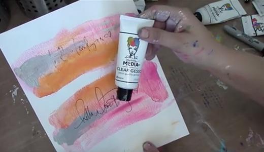 Dina Wakley introduces her Clear Gesso