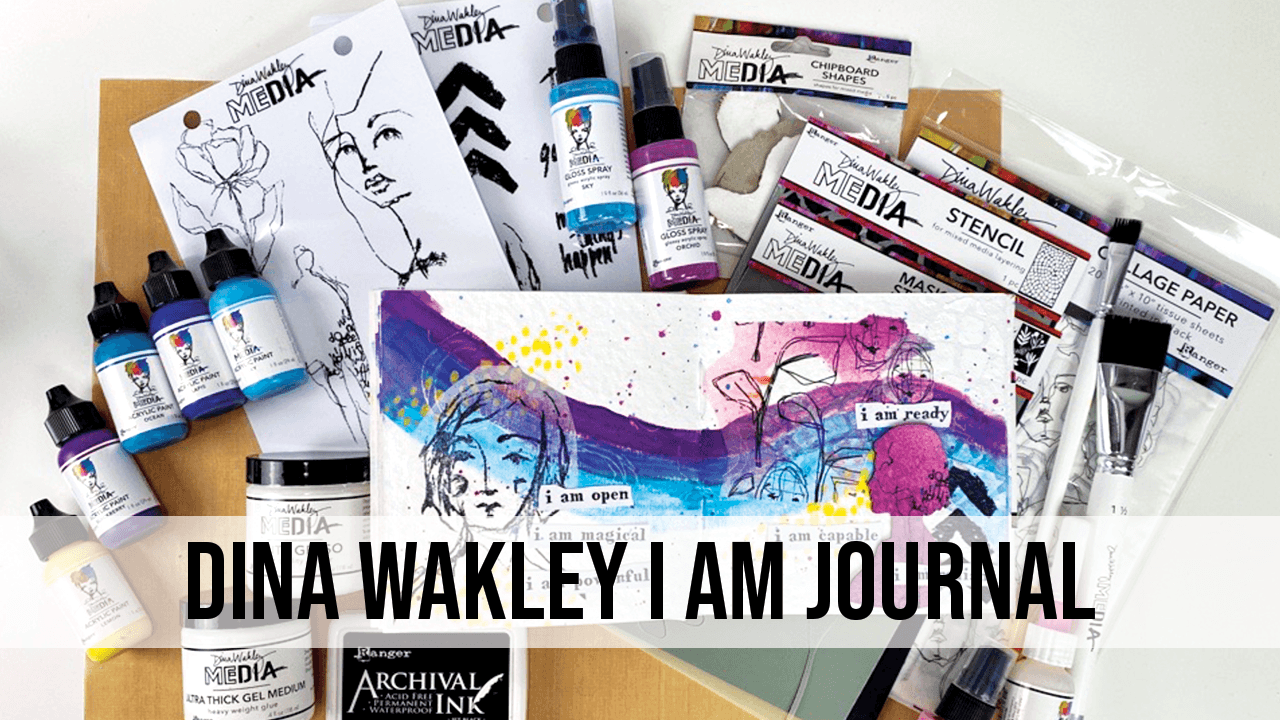 Dina Wakley MEdia I Am Journal Tutorial