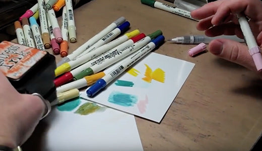 Distress Marker Coloring